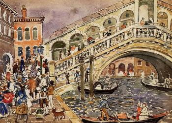 莫裡斯 巴西 加斯特 Rialto Bridge, Venice